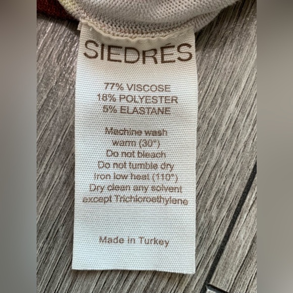 Siedre‎ Cody Graphic Print High Neck Top In Multicolor Size Small - Picture 14 of 16